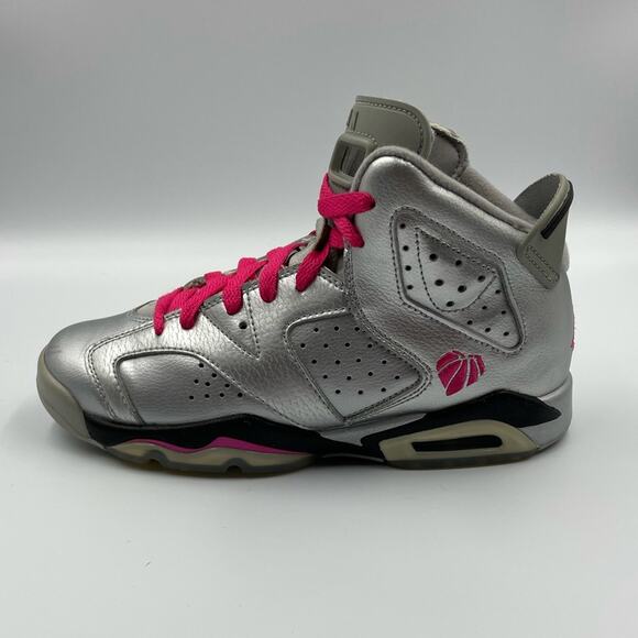 Jordan 6 Retro Valentine’s Day 2014 Basketball Shoes 543390-003 Women’s Sz 6.5 - Picture 5 of 11